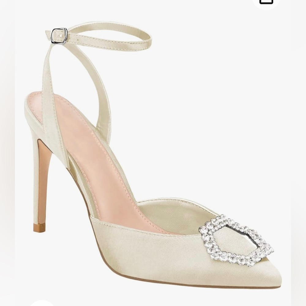 Rhinestone stiletto heels